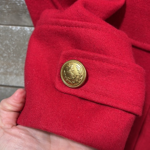 Green Envy red wool peacoat size L Medium - Picture 6 of 13